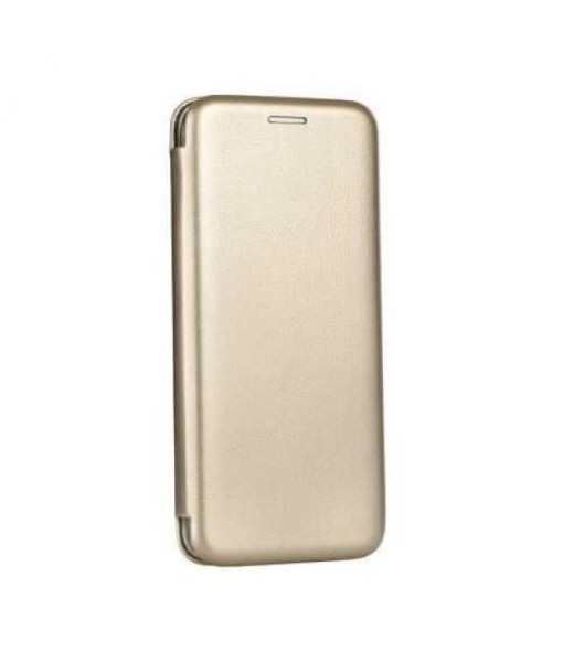 Husa Premium iPhone 13 Pro, Flip Carte Cu Magnet Gold